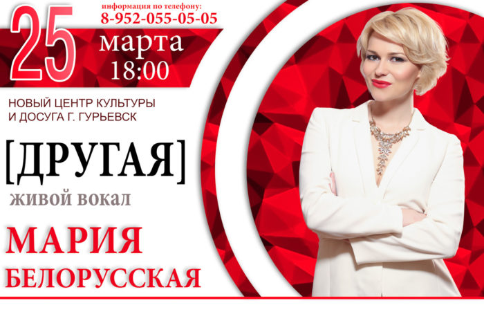 Пример афиши и билета певицы на заказ